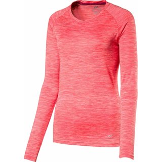 D-T-Shirt lang Rylunga II MELANGE/ RED