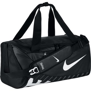 NIKE NEW DUFFEL - SMALL BLACK/BLACK/WHITE