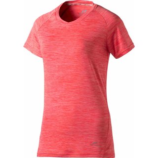 D-T-Shirt Rylinda II MELANGE/ RED.