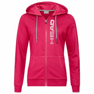 CLUB GRETA Hoodie FZ W magenta white