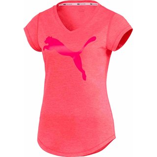 HEATHER CAT TEE IGNITE PINK HEATHER