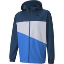 TRAIN VENT WOVEN JACKET DIGI-BLUE