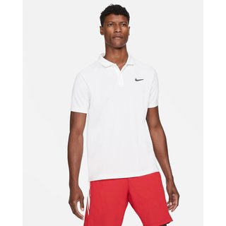 M NKCT DRY VICTORY POLO WHITE/BLACK