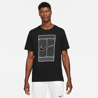 M NKCT TEE SSNL COURT OZ BLACK/WHITE