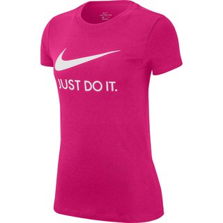 W NSW TEE JDI SLIM FIREBERRY/WHITE