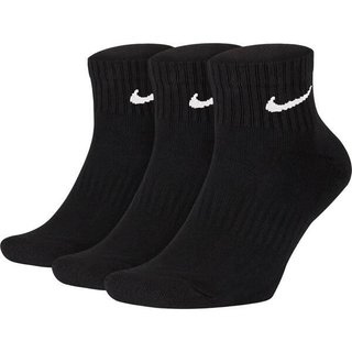 U NK EVERYDAY CUSH QTR 3PR BLACK/WHITE