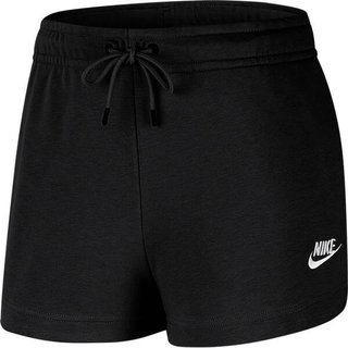 W NSW ESSNTL SHORT FT BLACK/WHITE