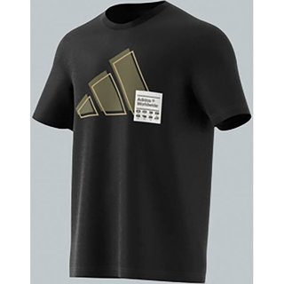3BAR LOGO TEE BLACK
