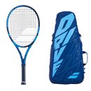 Schläger-Set Tennis - PURE DRIVE JUNIOR 26 blau +...