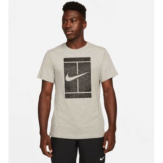 M NKCT TEE SSNL COURT DK GREY HEATHER