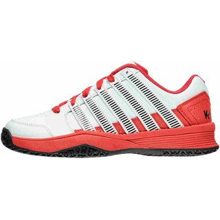 K-Swiss Court Impact White Fier Red Blk